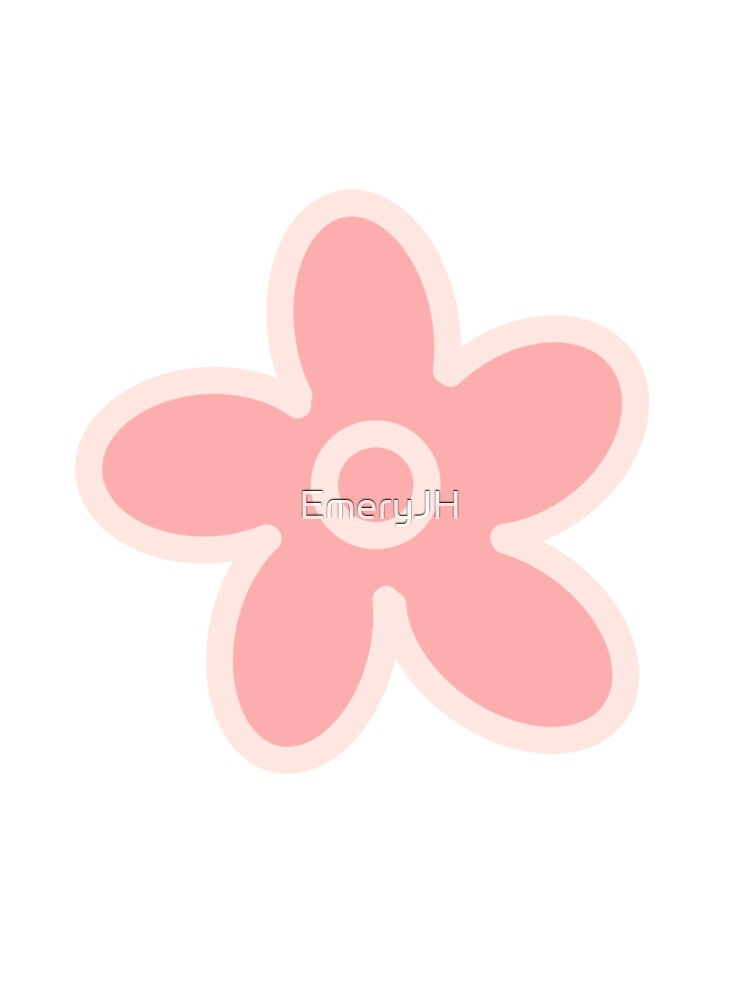 Aesthetic Pink Flower by EmeryJH Unisex , , , Long Sleeve Tee