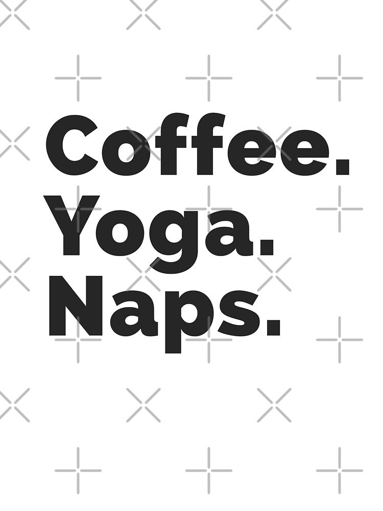 Yoga cardio yoga coffee naps yoga lover by Tropical Blood Unisex , , , Long Sleeve Tee
