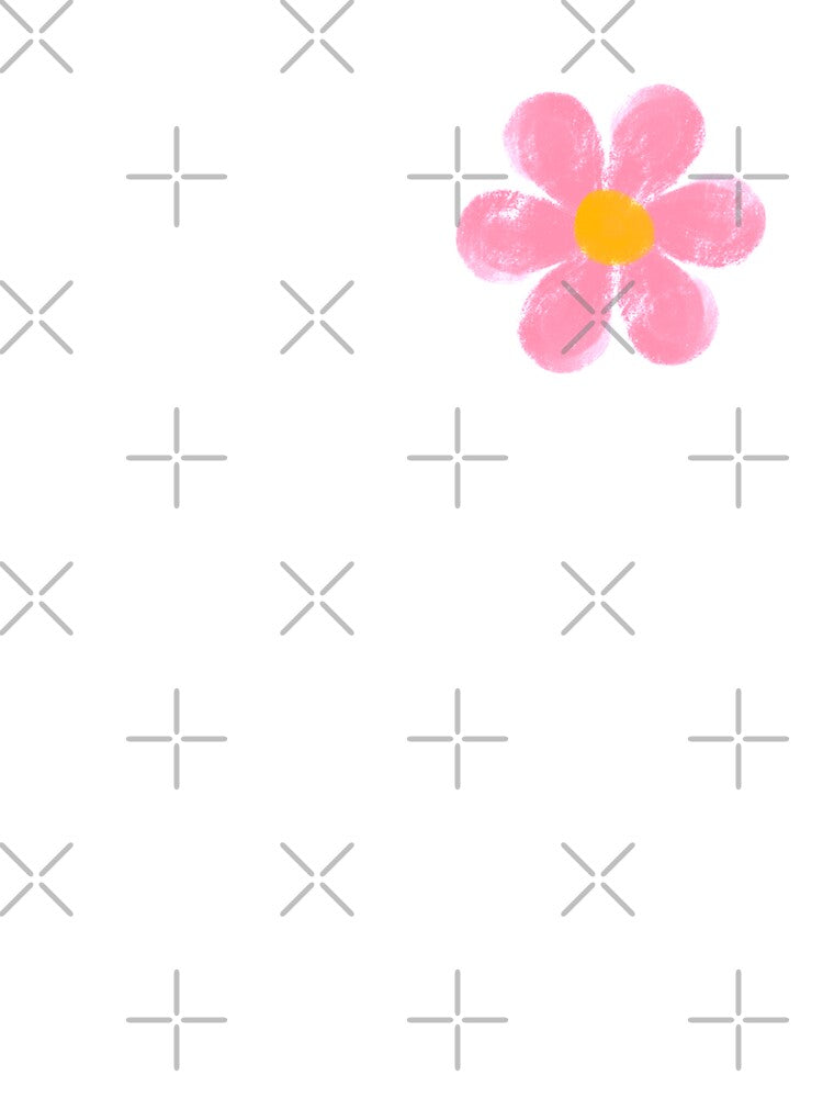 Pink Painted Flower Aesthetic by TVserious Unisex , , , Long Sleeve Tee
