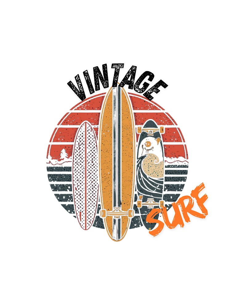 Vintage Surf by SweetySugar Unisex , , , Long Sleeve Tee
