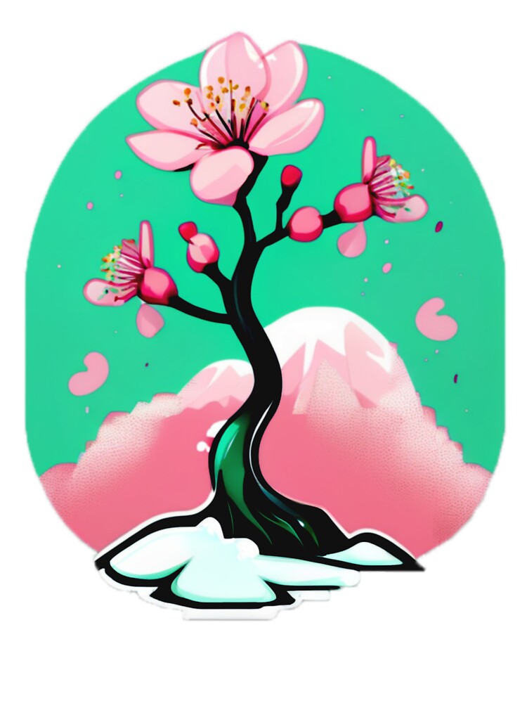 pink flowers on that day by Telo Jowo Unisex , , , Long Sleeve Tee