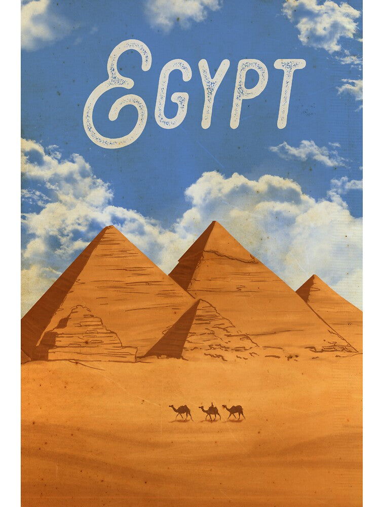 Egypt Travel Art by lynxcollection Unisex , , , Long Sleeve Tee