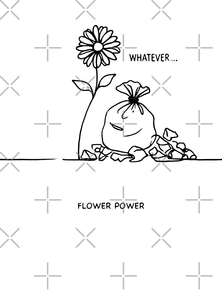 Whatever...Flower Power by SimplyMissy Unisex , , , Long Sleeve Tee