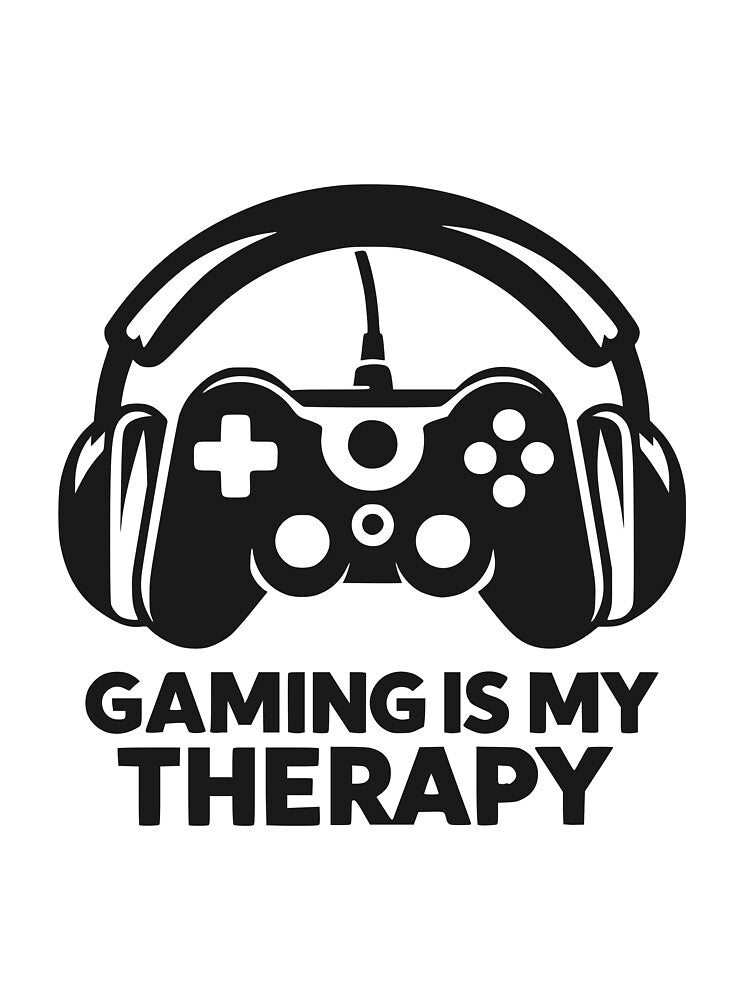 Gaming is My Therapy by Frank Ring Unisex , , , Long Sleeve Tee