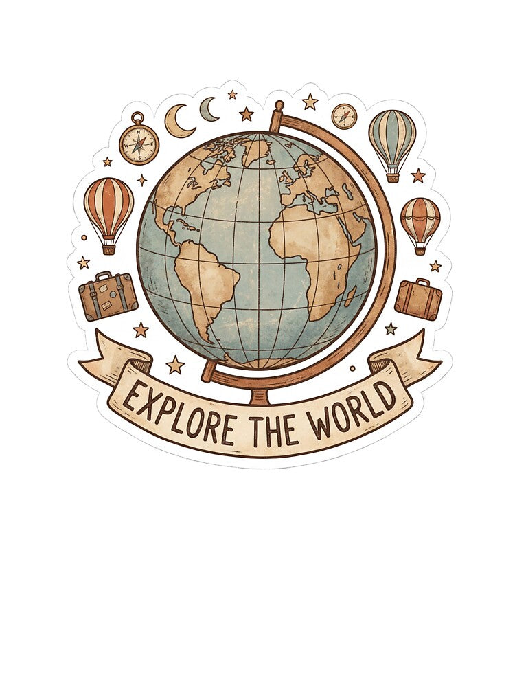 Explore the world by hunteroflions Unisex , , , Long Sleeve Tee