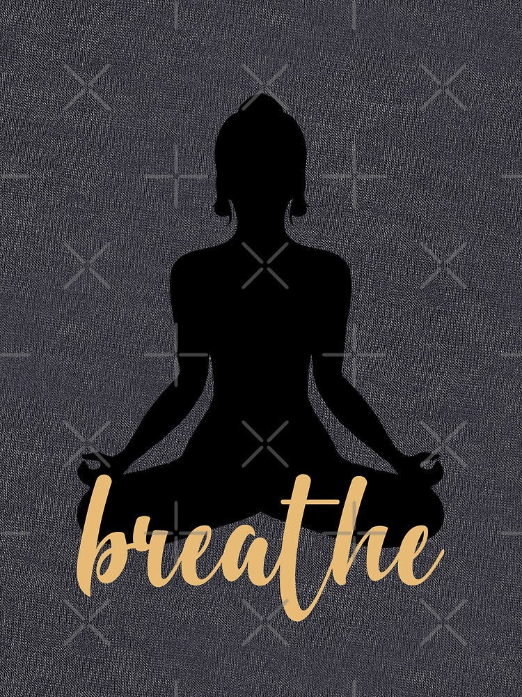 breathe yoga meditation by LioPart Unisex , , , Long Sleeve Tee