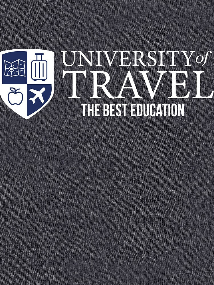 University of Travel by groovygear Unisex , , , Long Sleeve Tee