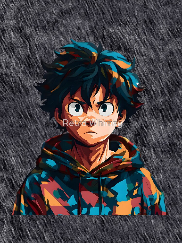 Anime Boy by Retro Whimsy Unisex , , , Long Sleeve Tee