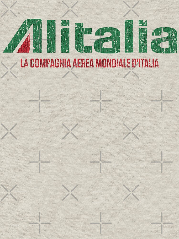 Alitalia - Italy's World Airline 1946 by AstroZombie6669 Unisex , , , Long Sleeve Tee
