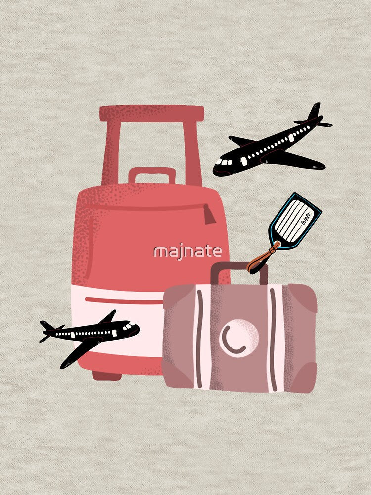 Journey Through Design: A Guide for the Modern Travel Lover" by majnate Unisex , , , Long Sleeve Tee