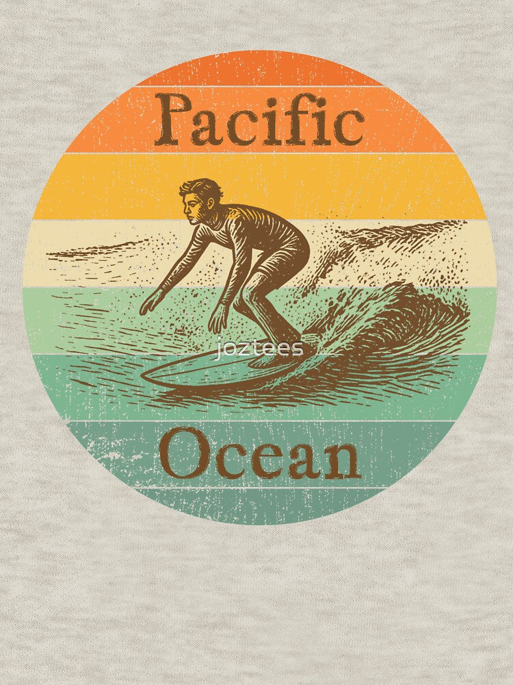 Pacific Ocean Surf by joztees Unisex , , , Long Sleeve Tee