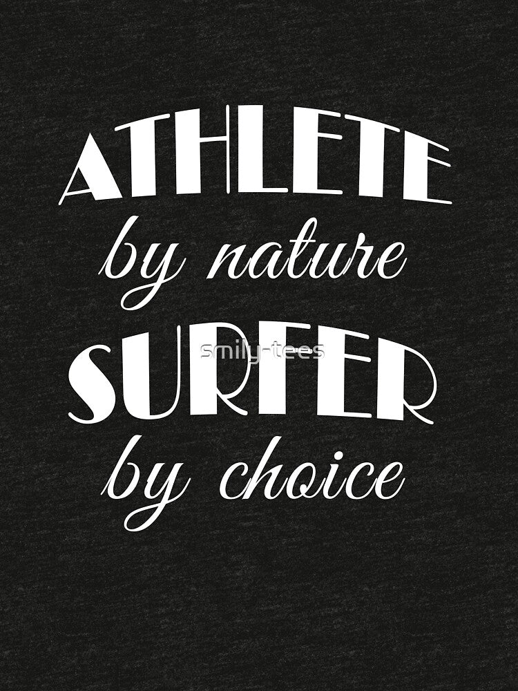 Surfing Love Surfer Birthday Athlete by Nature by smily-tees Unisex , , , Long Sleeve Tee