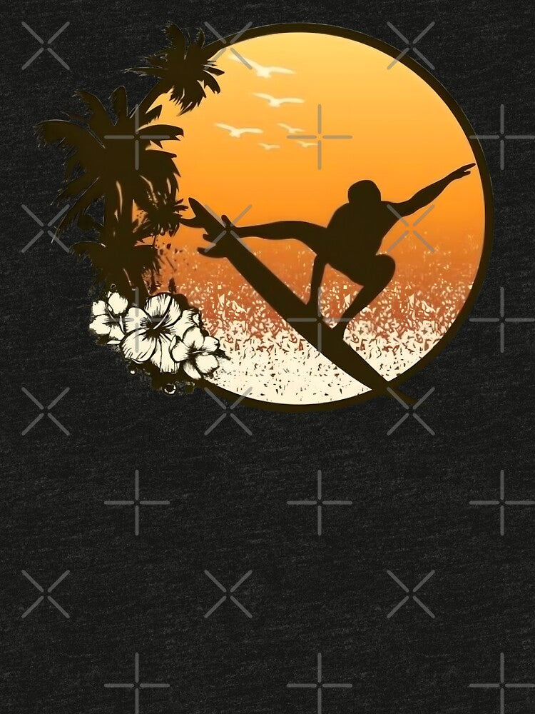 Surfing by Colón Graphix’s Unisex , , , Long Sleeve Tee