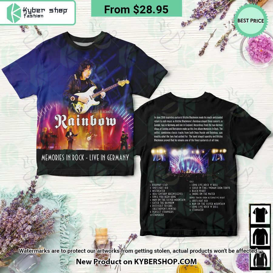 Rainbow Band Memories In Rock Live In Germany Shirt