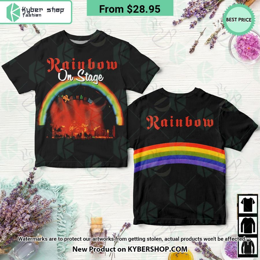 Rainbow Band On Stage Album Shirt