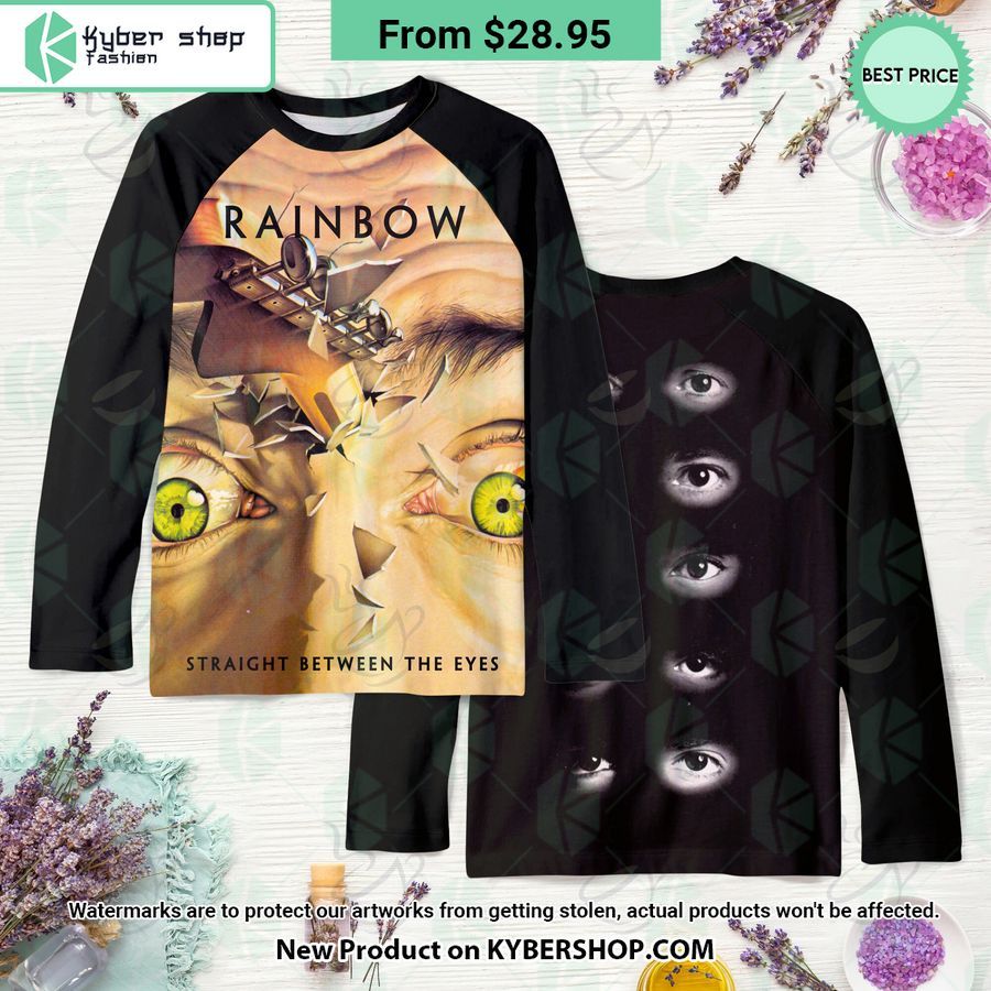 Rainbow Band Straight Between The Eyes Album Shirt