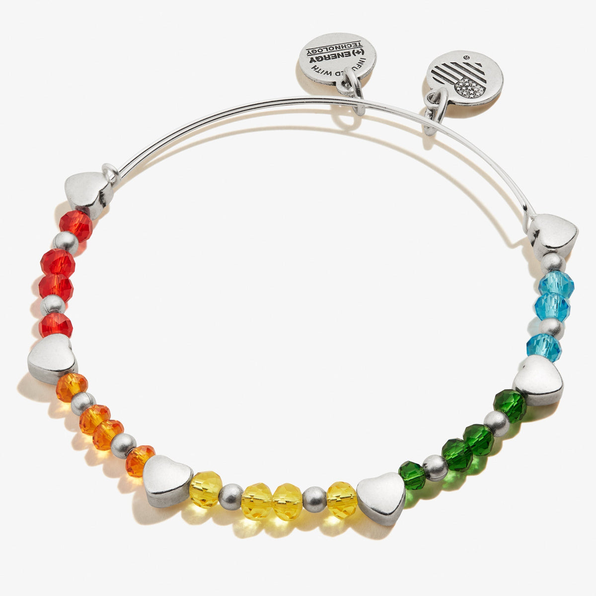 Rainbow Heart Beaded Bangle T-Shirts
