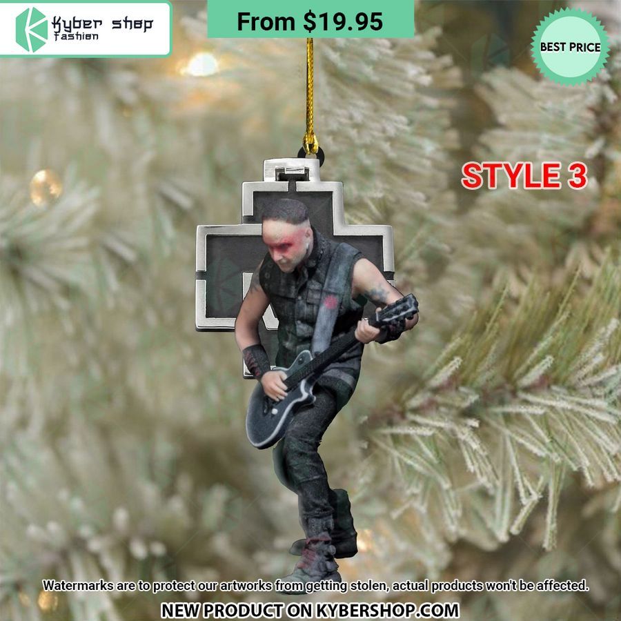 Rammstein Band Christmas Ornament