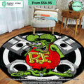 Rat Fink Hot Rod Round Rug