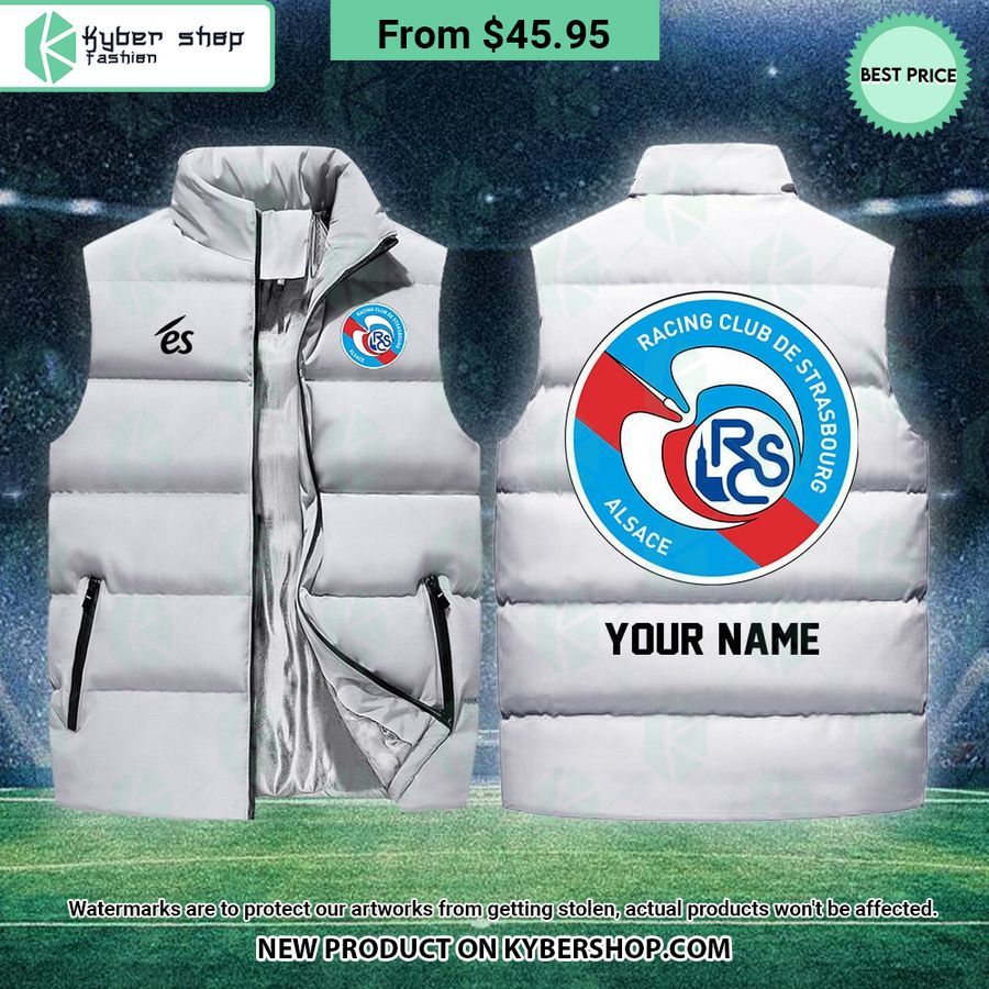 RC Strasbourg Alsace CUSTOM Sleeveless Puffer Down Jacket