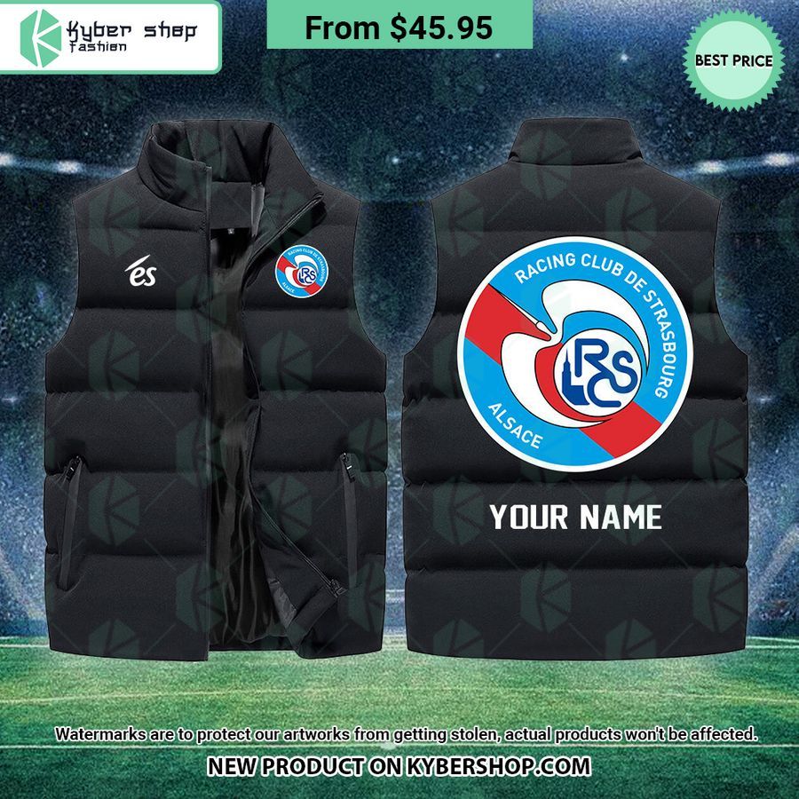 RC Strasbourg Alsace CUSTOM Sleeveless Puffer Down Jacket