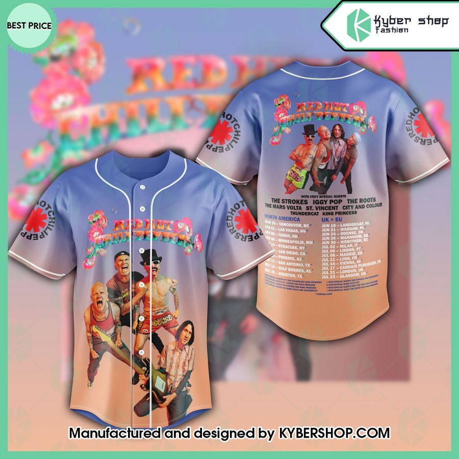Red Hot Chili Peppers Festival Baseball Jersey