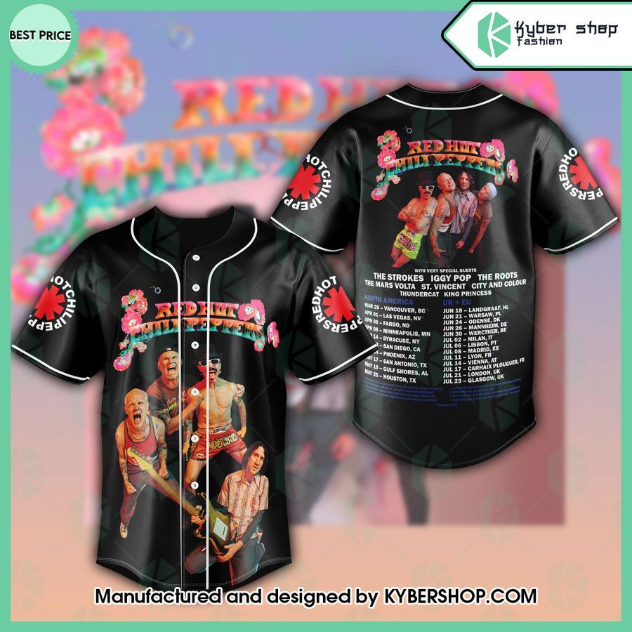 Red Hot Chili Peppers Festival Baseball Jersey
