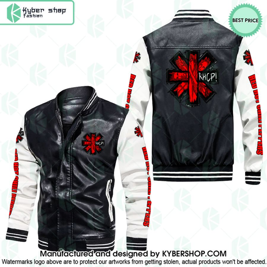 Red Hot Chili Peppers Leather Bomber Jacket
