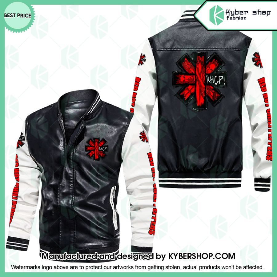 Red Hot Chili Peppers Leather Bomber Jacket