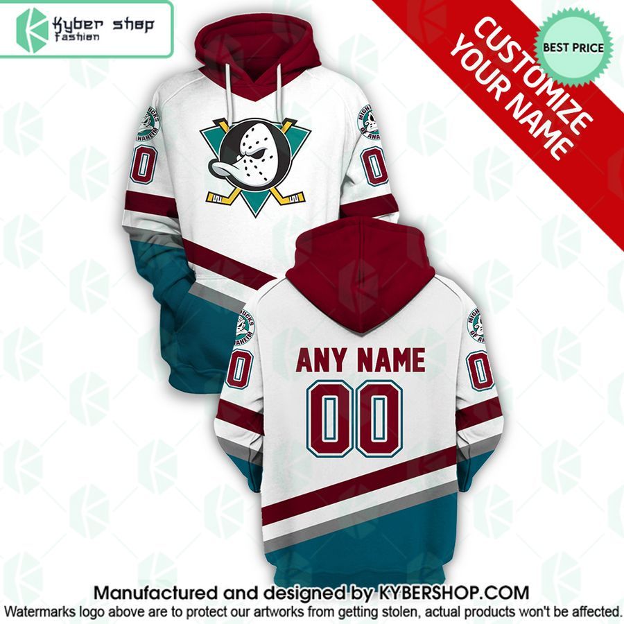 Reverse Retro Jerseys Anaheim Ducks CUSTOM Hoodie