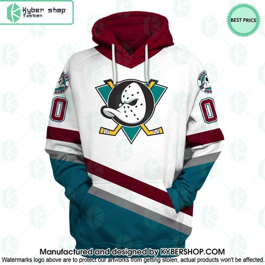 Reverse Retro Jerseys Anaheim Ducks CUSTOM Hoodie
