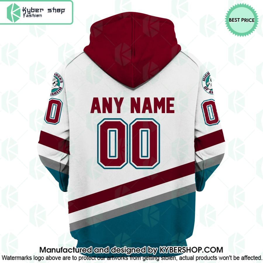 Reverse Retro Jerseys Anaheim Ducks CUSTOM Hoodie