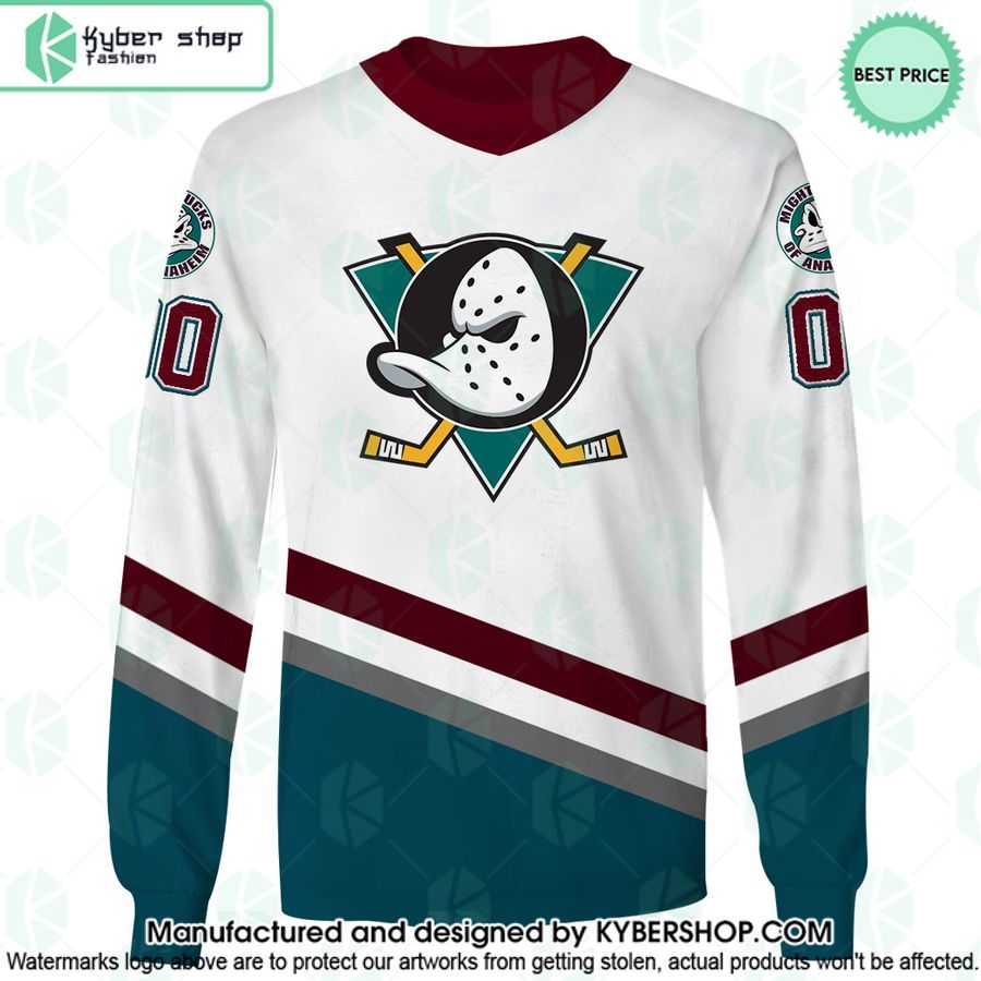 Reverse Retro Jerseys Anaheim Ducks CUSTOM Hoodie