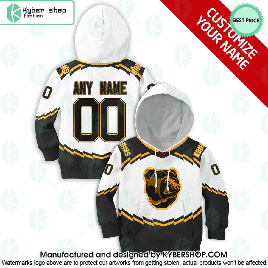 Reverse Retro Jerseys Boston Bruins CUSTOM Hoodie