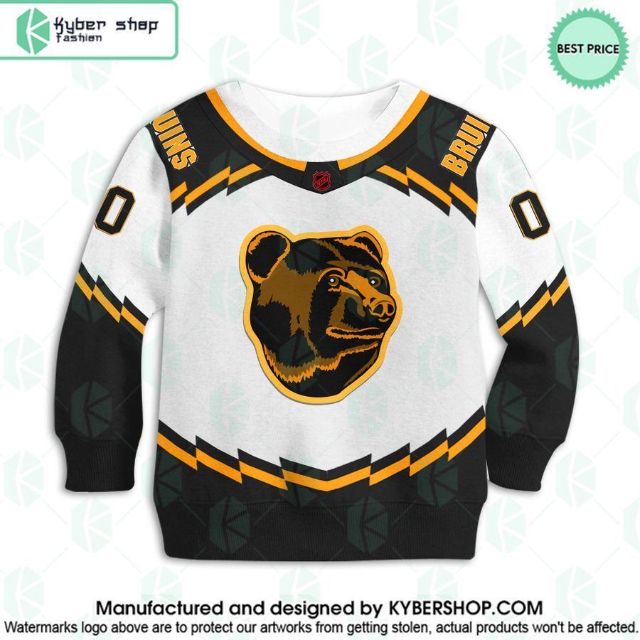 Reverse Retro Jerseys Boston Bruins CUSTOM Hoodie