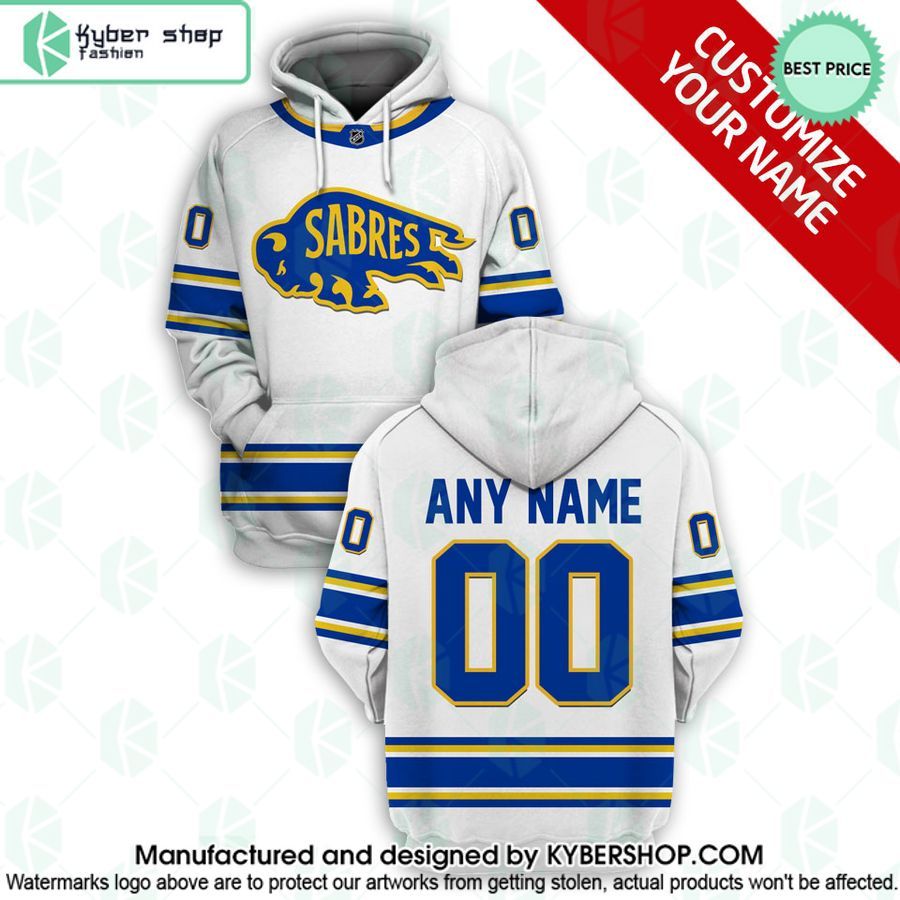 Reverse Retro Jerseys Buffalo Sabres CUSTOM Hoodie
