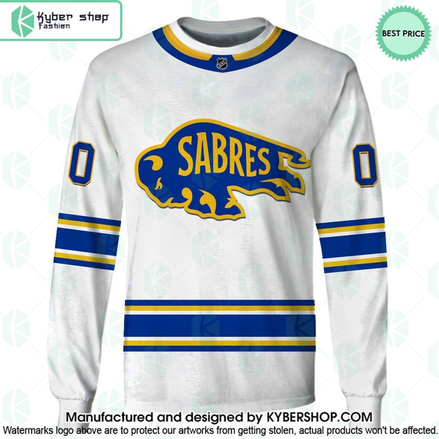 Reverse Retro Jerseys Buffalo Sabres CUSTOM Hoodie