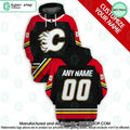 Reverse Retro Jerseys Calgary Flames CUSTOM Hoodie