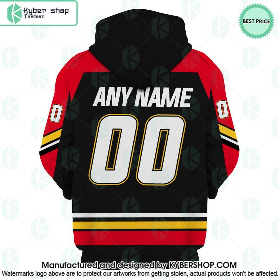 Reverse Retro Jerseys Calgary Flames CUSTOM Hoodie