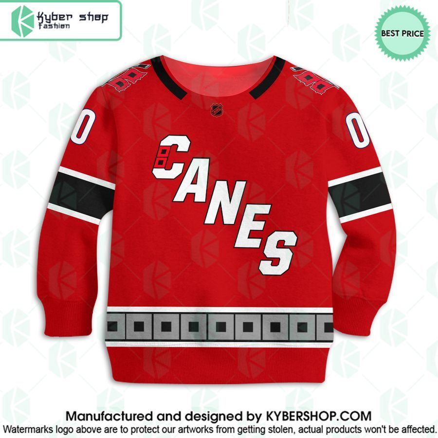 Reverse Retro Jerseys Carolina Hurricanes CUSTOM Hoodie