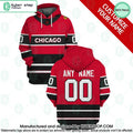 Reverse Retro Jerseys Chicago Blackhawks CUSTOM Hoodie