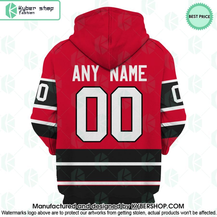 Reverse Retro Jerseys Chicago Blackhawks CUSTOM Hoodie