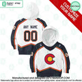 Reverse Retro Jerseys Colorado Avalanche CUSTOM Hoodie