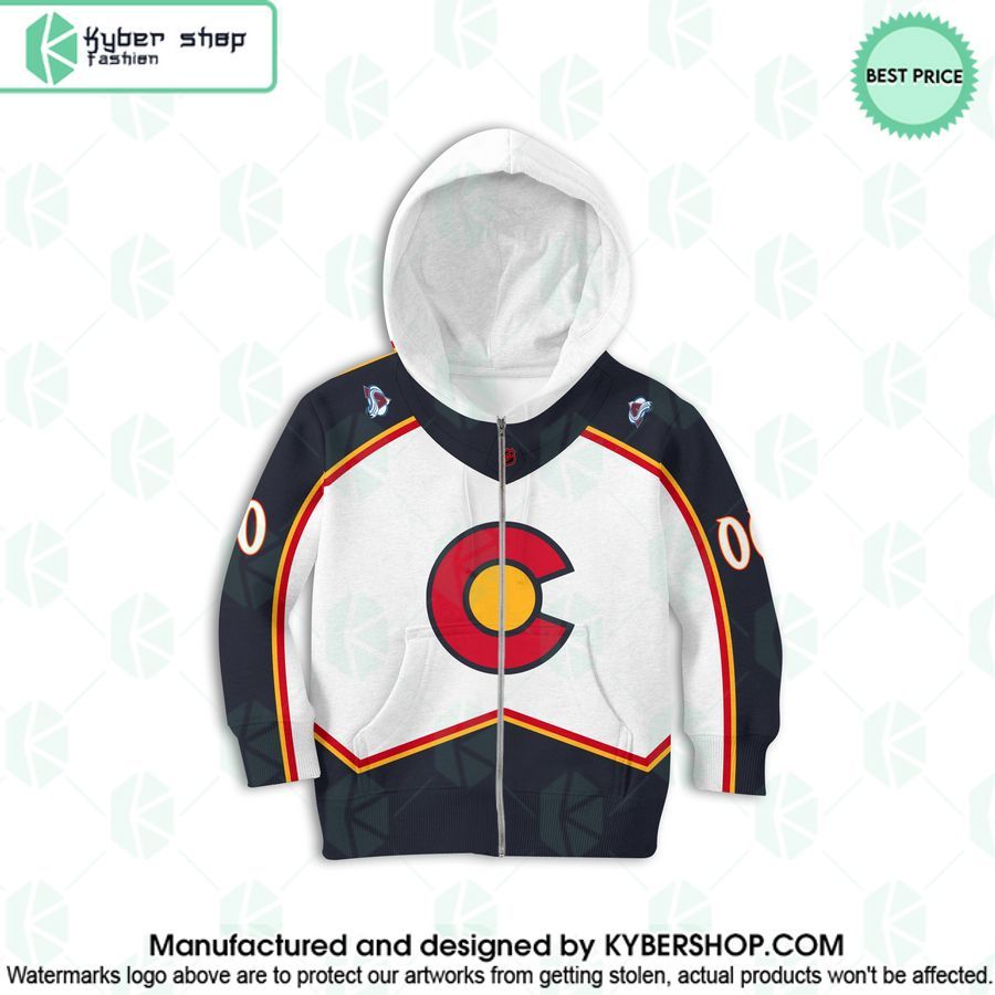 Reverse Retro Jerseys Colorado Avalanche CUSTOM Hoodie