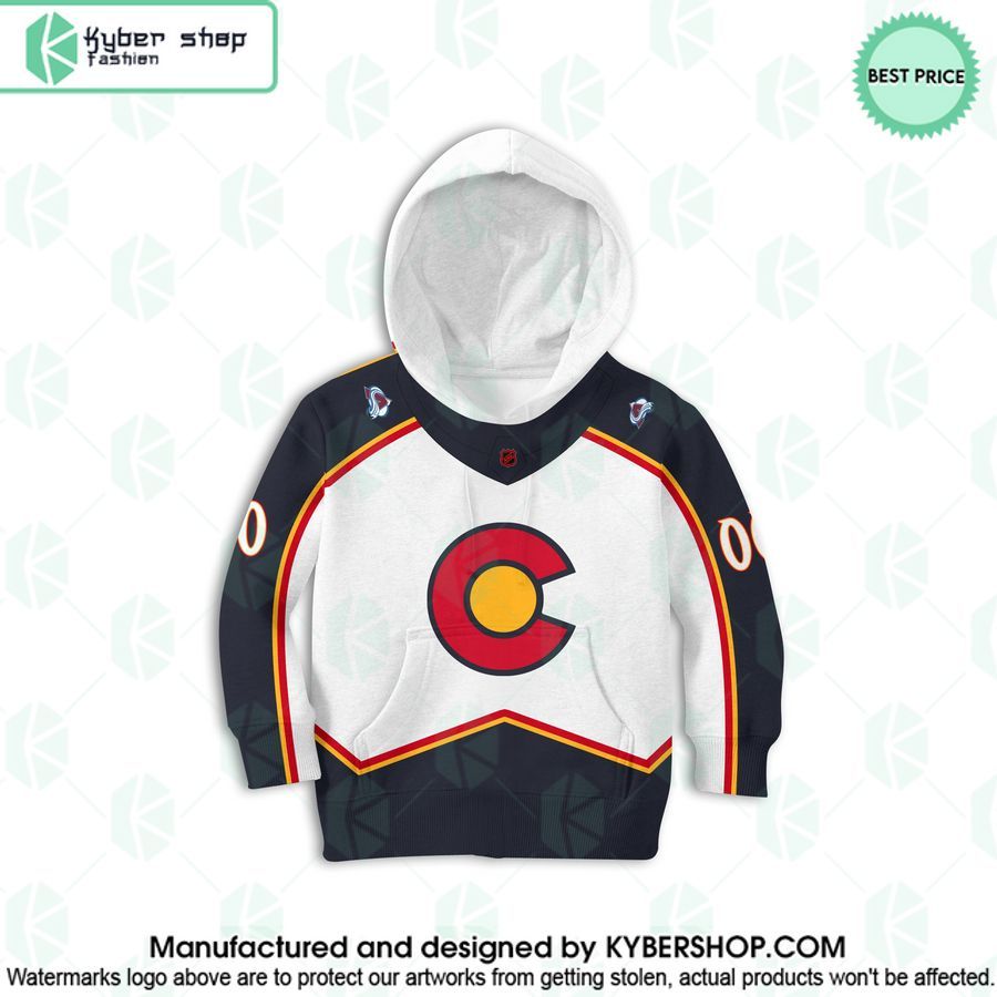 Reverse Retro Jerseys Colorado Avalanche CUSTOM Hoodie