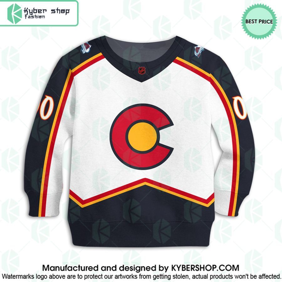 Reverse Retro Jerseys Colorado Avalanche CUSTOM Hoodie