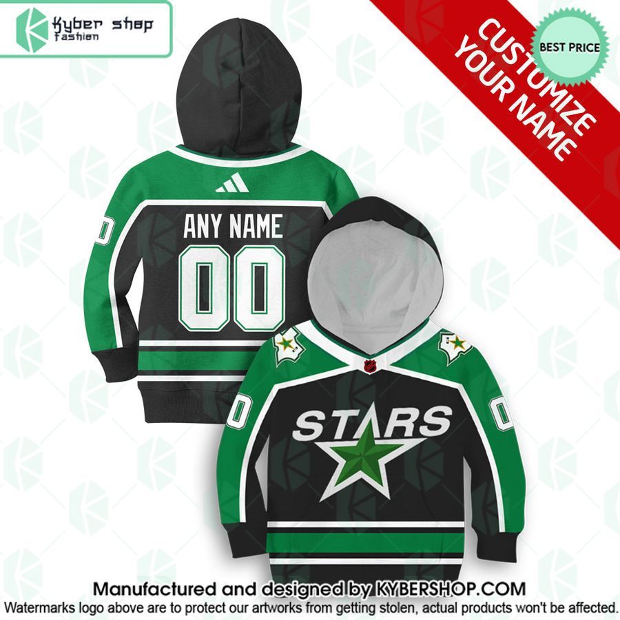 Reverse Retro Jerseys Dallas Stars CUSTOM Hoodie