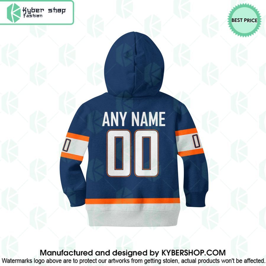 Reverse Retro Jerseys Edmonton Oilers CUSTOM Hoodie