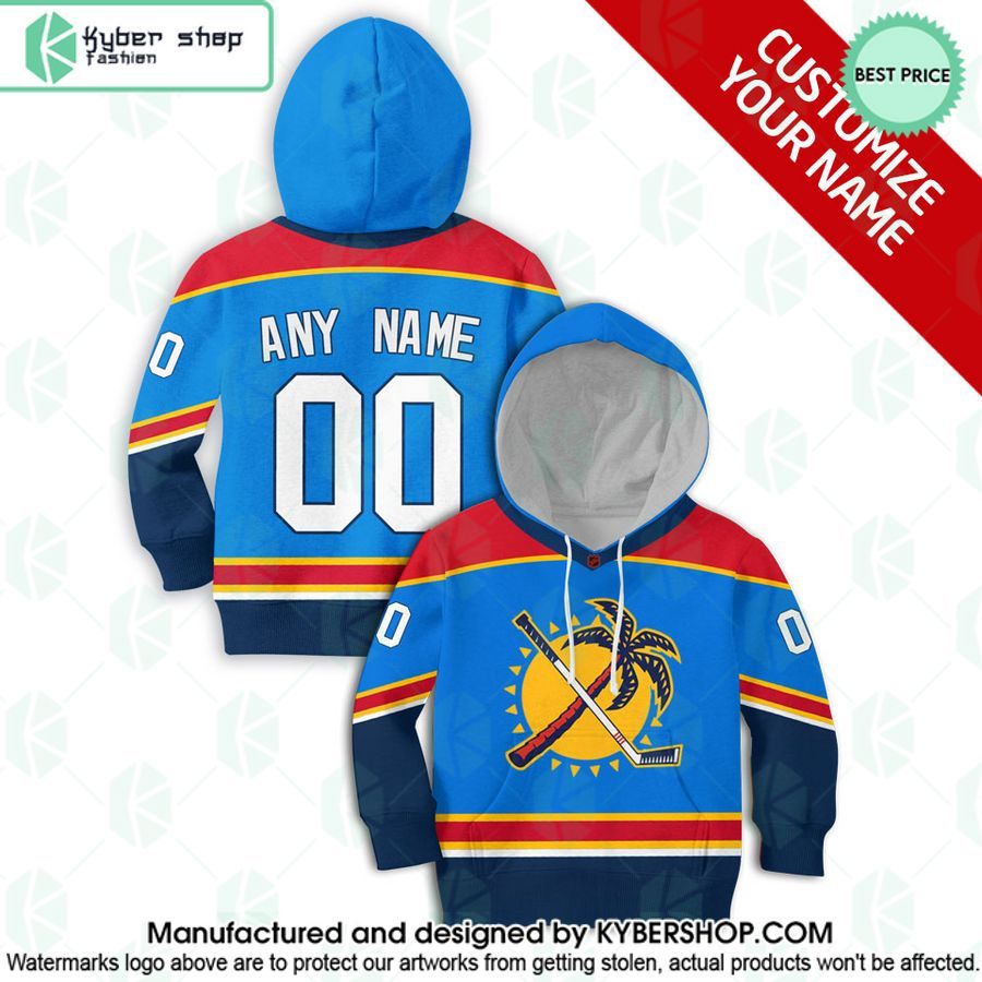 Reverse Retro Jerseys Florida Panthers CUSTOM Hoodie