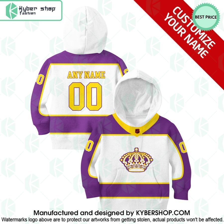 Reverse Retro Jerseys Los Angeles Kings CUSTOM Hoodie